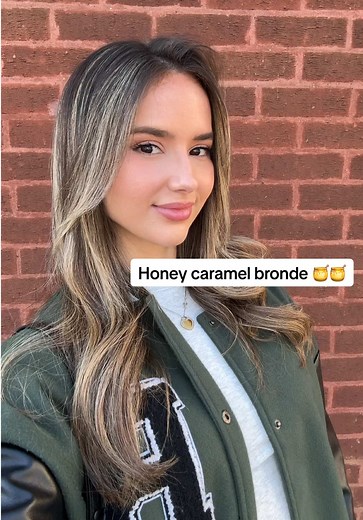 Honey Caramel Bronde Balayage Hair Transformation
