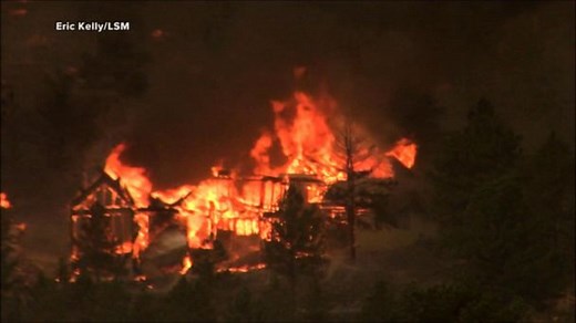 Colorado wildfires force mandatory evacuations overnight