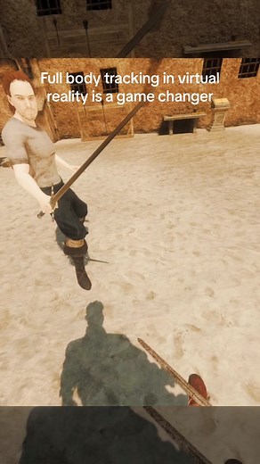 Full body tracking in Blade and Sorcery has been amazing. For honor videos not done yet dont worry #bladeandsorcery #fyp #valveindex #virtualreality #fullbodytracking