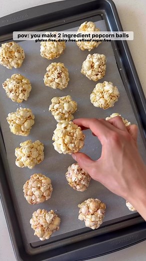 1.6K views · 18 reactions | these 2 Ingredient popcorn balls are...