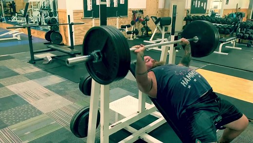 1M views · 8.4K reactions | 315 for 5 on incline bench, not to bad for a fat boy !!! | Catfish Cooley | Facebook