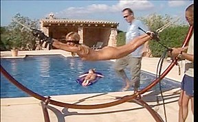 whipped at the swimming pool