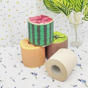 [Hot Item] Standard Size and Biodegradable Heathy Toilet Paper Customized Logo 10*10cm Unbleached Paper