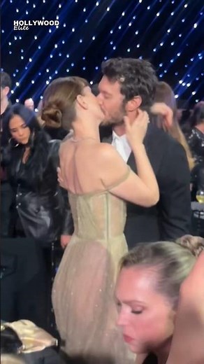 Adam Brody and Leighton Meester Share a Kiss After His Comedy Win at the 2025 Critics' Choice Awards