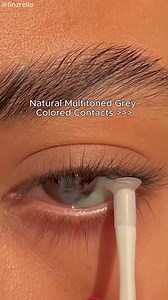 Looking for natural blue-grey contacts? 😉 Our Uris Chameleon Grey lenses were made for you! #coloredcontacts #contactlenses #greycontacts #bluecontacts | PinkyParadise - Largest Circle Lens Store