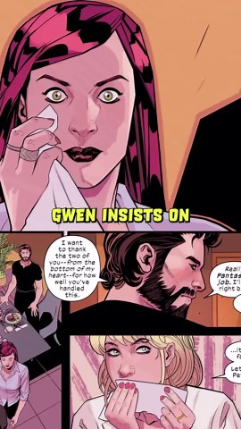 Why did Mary Jane knock out Gwen Stacy?