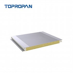 [Hot Item] Acoustic Rockwool Sandwich Panel for Car Garage Environmental Friendly CE Verifie 75mm Ready Sample