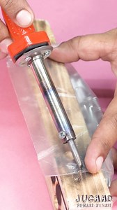 63K views · 191 reactions | Sealing Bags with Soldering Iron #jugaad #ideas #lifehacks #creative #diy | Jugaad | Facebook