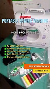Panasonic Portable Sewing Machine 12 Stitches Mini Electric Sewing Machine #ShopeeTagToWin