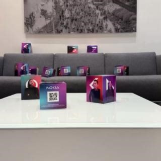 Have you heard about our NextGEN Augmented Reality cubes? ✨ If not, you definitely need to catch up. Immerse yourself in Augmented Reality, where seemingly ordinary cubes tell the stories of some of our NextGEN cohort at #TeamNokia. You can uncover #NextGEN stories as seen through their eyes. #OpenYourMind #AugmentedReality | Nokia