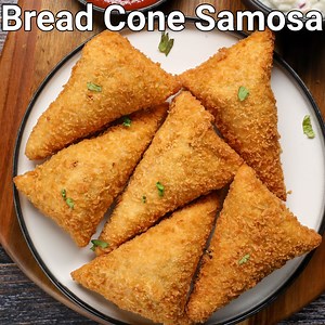 bread samosa: bit.ly/2RMxOoQ Pakora Batter Recipe: bit.ly/3MA0b1d bread samosa recipe | bread cone samosa | bread samosa pockets with detailed photo and video recipe. an easy and simple deep fried snack recipe made with white sandwich bread slices and aloo peas stuffing. basically, the recipe inherits from the traditional samosa recipe which has the same shape and edges but made with bread slices. these can be ideal party starters or a simple evening snack recipe that can be prepared within minu