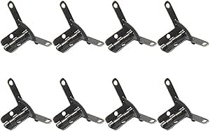 10PCS Jewelry Wine Wooden Box Hinge Foldable Quadrant Hinge Bronze 28x22mm