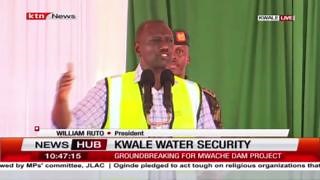 President William Ruto presides over the groundbreaking for Mwache Dam project in Kwale County. #NewsDesk | KTN News Kenya