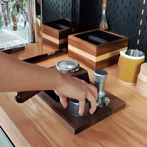 coffee tamping station(58mm)- Espresso Tamper Holder Mat Stand Non-Slip Base Tools