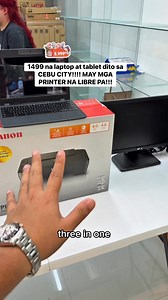 1M views · 15K reactions | 1499 na laptop at tablet dito sa CEBU CITY!!!! MAY MGA PRINTER NA LIBRE PA!!! #dailyvlog #laptopwarehouse #laptop #bossa #Cebu | Boss A Laptop Warehouse | Facebook