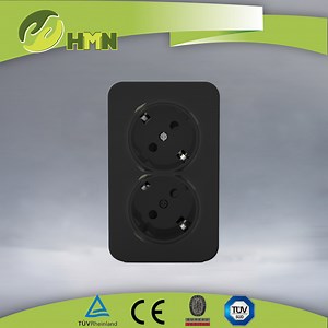 [Hot Item] European Wall Socket Surface Mount Plug Receptacle 16A Schuko Socket