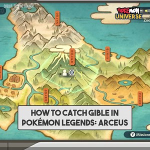 Where to find Gible in Pokémon Legends: Arceus. | Pokemon-Go