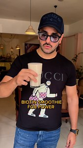 2.3M views · 22K reactions | Biotin Smoothie for Power It’s full of energy and fiber and good for your gut health too and has biotin in it. Ingredients : Cashew Nuts Walnuts Almonds Figs Dates Kishmish Chea seed Sesame seeds Milk Banana #adeelchaudry #bohataala #adeel #chef #powersmoothie | Adeel Chaudhry | Facebook