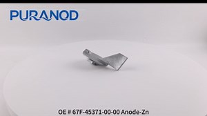 67F-45371-00-00 Trim Tab Zinc Anode Replacement for Yamaha Outboard 20-300HP