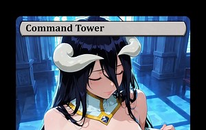 Command Tower - Albedo Waifu Proxy Foil Sexy - Etsy