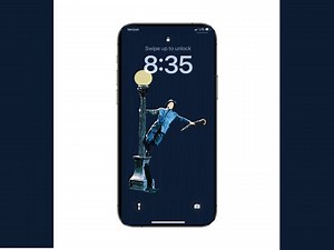 Singin' in the Rain iPhone Wallpaper, Gene Kelly, Midnight Blue, Classic Film Phone Background, Musical Theatre Wallpaper - Etsy Canada