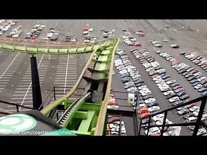 Green Lantern Front Row (HD POV) Six Flags Great Adventure
