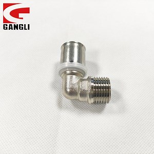 [Hot Item] Brass PE-X and Multilayer Pipe Crimping Male Elbow Fittings Male Elbow Fittings