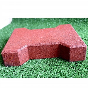 [Hot Item] Free Sample Horse Racetrack Dog Bone Shaped Rubber Floor Paver Bricks