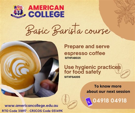 ☕ Unleash Your Inner Barista! ☕ 📆 Basic Barista Course Alert! 🕒 Duration: 4 Hours Join our Basic Barista Course and master the art of crafting the perfect cup! 🎨 Basic Latte Art: Elevate your coffee game with the introduction to latte art – because every cup deserves a beautiful touch! 🔍 Machine Mastery: Get hands-on with the basics! Explore the coffee machine and grinder, unlocking the secrets behind that perfect brew. ☕ Coffee Chronicles: From shots to frothing, delve into the fascinating 
