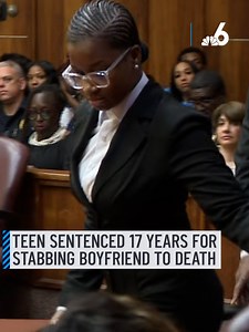 A teen who pleaded guilty to fatally stabbing her boyfriend during an argument in Miami in 2024 was sentenced to 17 years in prison. Jahara Malik, 18, was charged with manslaughter for stabbing and killing her boyfriend, 17-year-old Yahkeim Lollar, after the two got into an argument back in December 2024. #girlfriend #boyfriend #prison #fight