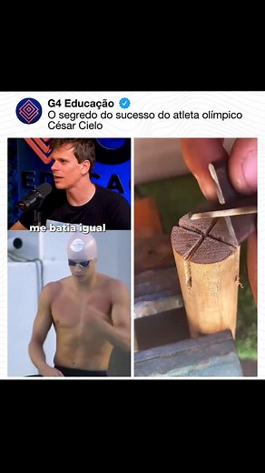 Cortes de Podcast on Instagram: "@g4educacao @alfredosoares POR ISSO CESAR CIELO SE BATIA #g4educacao #cesarcielo #natacao #olimpiadas #reflexao"