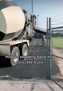 How to properly back in a concrete truck! #fyp #concrete #construction #BVIRAL | How We DIY It