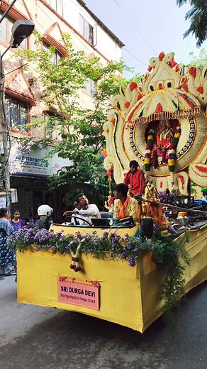 Sri Durga Devi pallaki #hal #flowers #pallaki #festival | South Tube | Facebook