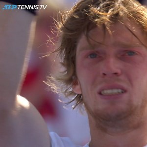 241K views · 5.3K reactions | Big occasion. Big tennis. Big emotions.  Andrey Rublev  | Tennis TV | Facebook