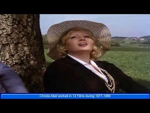 Christa Abel retro German Actress