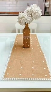 8.3K views · 64 reactions | DIY jute table runner ✅ #handmade #HomeDecor #diy #foryouシpage #viral | Nila's creativity | Facebook