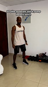 50 pike pushups quick pump before lunch #lifestyle #body #biceps #fitspo #bodybuilder #fitfam #gains #health #motivation #pushups | Francis Cleland Dodoo