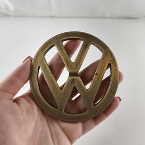 Vintage Volkswagen Metal Emblem, Classic VW Car Logo Badge, Retro Auto Collectible Sign, Old VW Accessory Decor, VW Lovers Gift - Etsy