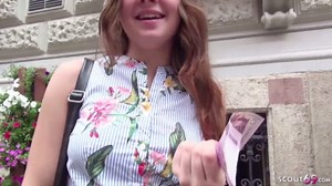 GERMAN SCOUT - First Time ANAL for 18yr young College Teen