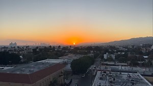 #sunset over #hollywood #losangeles | gilli moon - the artist