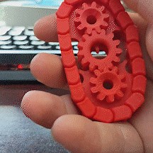 Chain and Gears Fidget Spinner