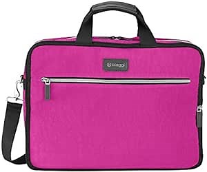 Biaggi Luggage Biaggi Flippables - Reversible Laptop / Tech Bag Laptop Bag, Magenta