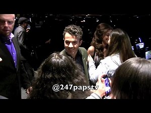 Kevin and Danielle Jonas at the E Upfronts in NYC