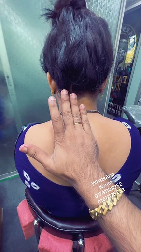 Colorful Butterfly Tattoo Session in a Studio