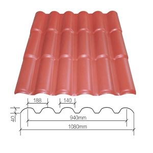 [Hot Item] Plastic Roof Tile Terracotta Roman Tile Roof