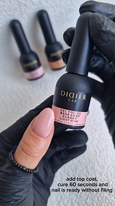 ✨Rubber Base✨ Easy steps of applying Didier Lab's Rubber Base. Perfect for: Weak and brittle nails Broken, cracked and damaged nails Problmatic, crooked nail architectue Choose your color today https://didierlab.beauty/Rubber-base #didieruk #rubberbase #didierlab #didierUK #strongnails #nailsofinstagram #nailsonfleek #gelnails #naildesign #nailsart #Didier #nailsoftheday #instanails #gel #Novelty #beauty #nailstyle #uknails #frenchnails #nailpolish #nailsofinstagram #nailsdesign | Didier Lab