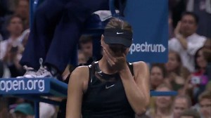 7.9K views · 582 reactions | Maria Sharapova gets emotional after defeating Simona Halep Monday night. [  via US Open Tennis Championships ] | Miami Open | Facebook