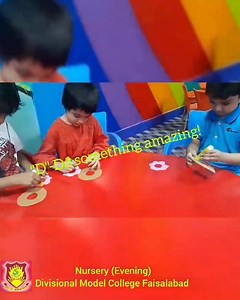 "Nursery Class Fun! Identifying Alphabet Dd through interactive activities: Opening & Shutting Doors, Crafting Delicious Donuts, and more! #NurseryClass #AlphabetLearning #LetterD" | Divisional Model College, Faisalabad