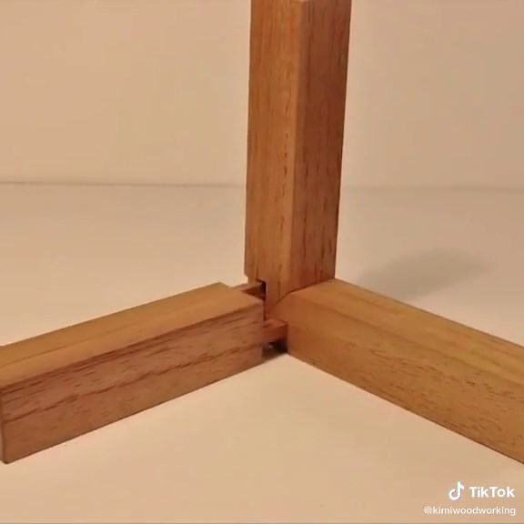 Mortise and tenon #woodwork #woodworking #mortiseandtenon