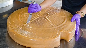 Handmade Giant Radish Cake (Turnip Cake) - Taiwan street food #RadishCake #BraisedPorkCake #TurnipCake | Food Processing | Facebook